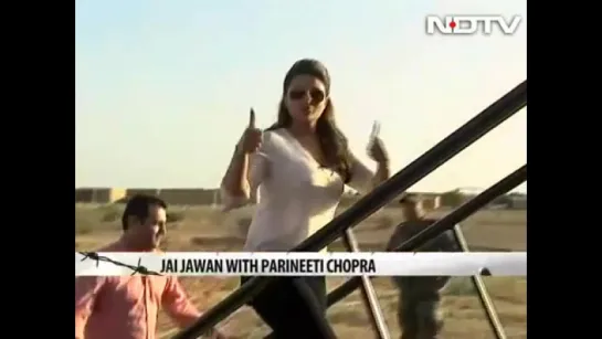 Jai Jawan- Parineeti Chopra rides a tank