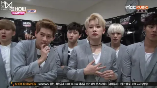 [RUS.SUB][31.05.2016] Monsta X Show Champion Backstage