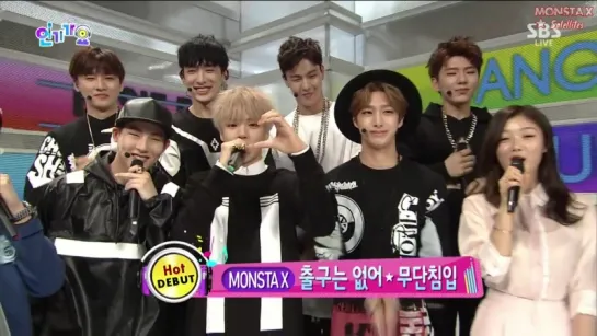 [RUS.SUB|VK][17.05.2015] Интервью MONSTA X на Inkigayo (русские субтитры)