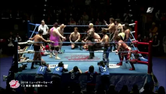 AJPW New Year Wars 2018 (2018.01.02) - День 1