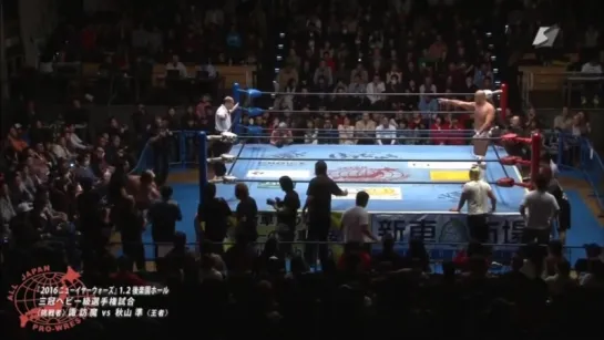 AJPW New Years Two Days 2016 (2016.01.02) - День 1