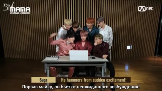 [RUS SUB] 2016 MAMA: Star Countdown D-7 by BTS