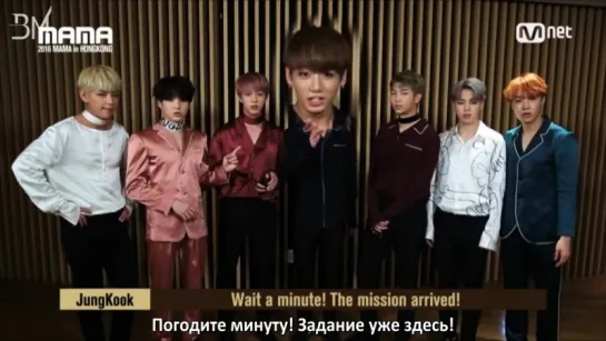 [RUS SUB] 2016 MAMA: Star Countdown D-18 by BTS