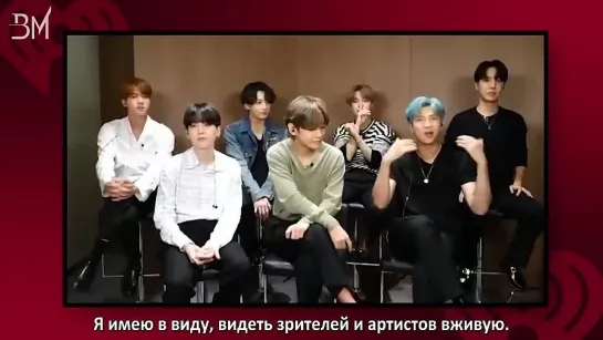 [RUS SUB] BTS On Playing At The iHeartRadio Music Festival + A Special Message For Fans!