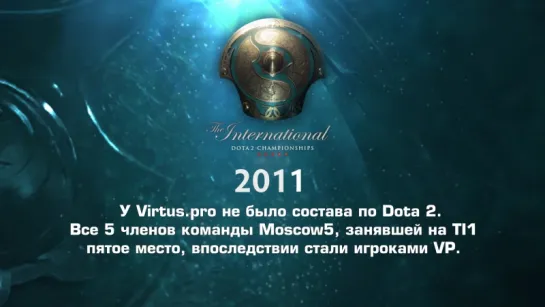 История Virtus.pro на The International