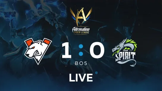 Virtus.pro 1-0 Team Spirit Adrenaline Cyber League Grand Finals bo5