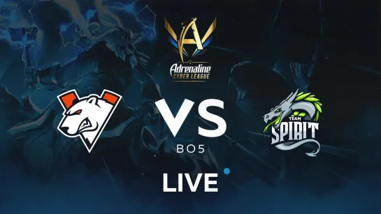 Virtus.pro vs Team Spirit, Adrenaline Cyber League Grand Finals bo5