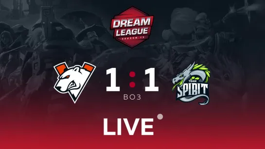 VP 1:1 Team Spirit, DreamLeague Major Quals WB Final bo3