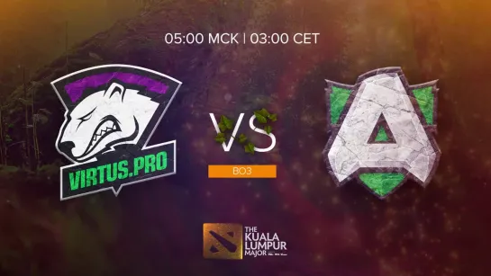 Virtus.pro vs Alliance, bo3. Групповая стадия The Kuala Lumpur Major 2018