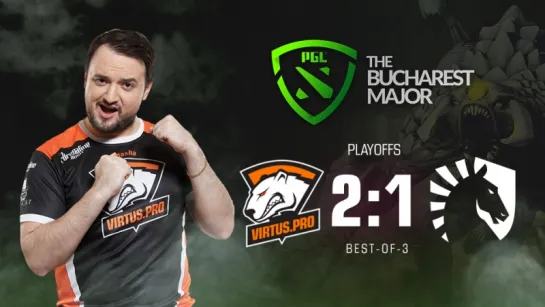 Virtus.pro 2:1 Team Liquid, bo3. The Bucharest Major 2018