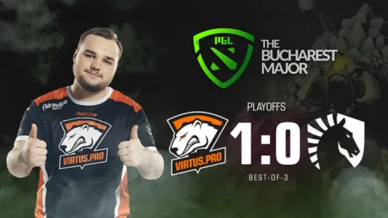 Virtus.pro 1:0 Team Liquid, bo3. The Bucharest Major 2018