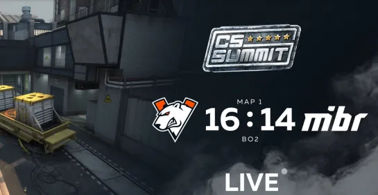 Virtus.pro 1-0 Mibr, bo2. CS Summit 5 Group Stage