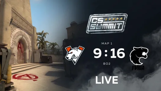 VP 0:1 FURIA, CS Summit 5 Group Stage Game 1