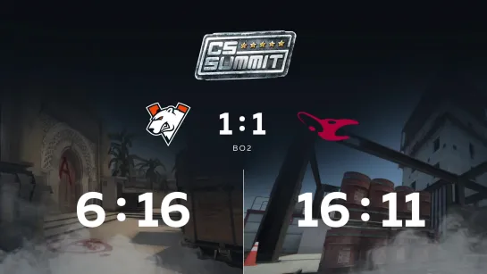 Virtus.pro 1-1 Moueseports, bo2. CS Summit 5 Group Stage