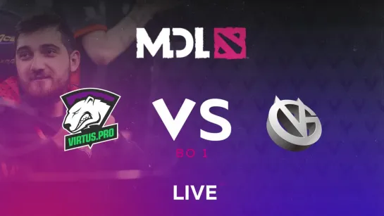 Virtus.pro vs Vici Gaming, bo1. Групповая стадия MDL Macau 2019