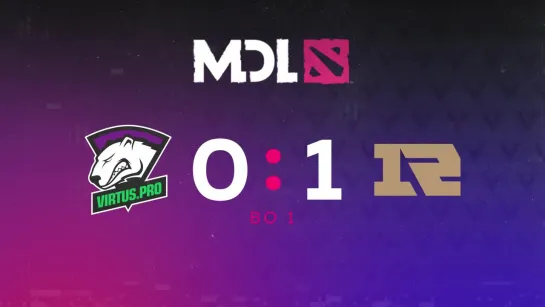 Virtus.pro 0:1 RNG, bo1. Групповая стадия MDL Macau 2019