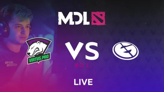 Virtus.pro vs Evil Geniuses, bo1. Групповая стадия MDL Macau 2019