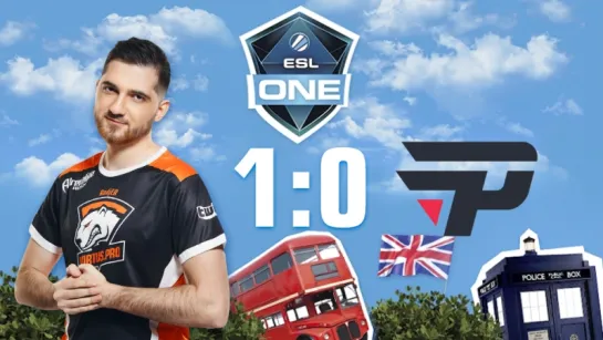 Virtus.pro 1:0 paiN Gaming, bo3. Полуфинал ESL One Birmingham 2018