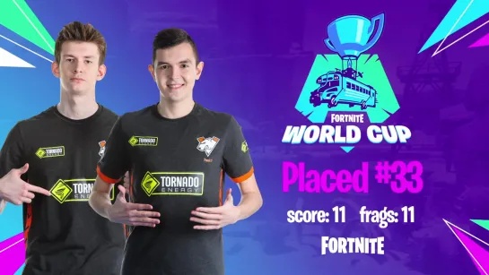 Jamside и 7ssk7 занимают 33 место в Fortnite World Cup