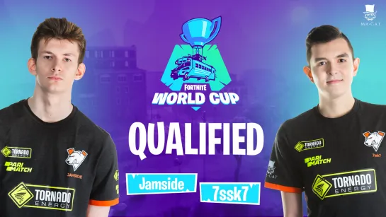 Jamside и 7ssk7 прошли на Fortnite World Cup!