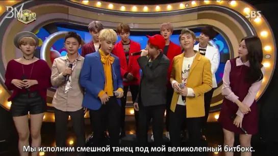 [RUS SUB][16.10.16] BTS Interview @ Inkigayo