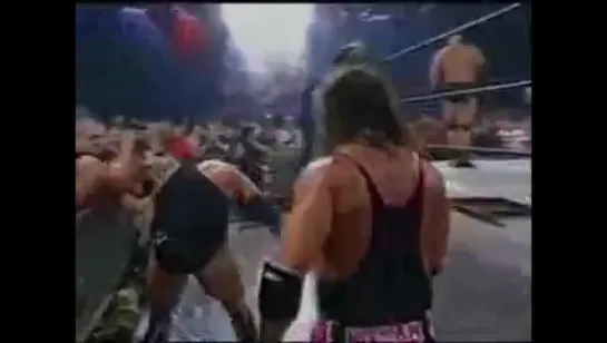 Bret Hart vs Chris Benoit WCW Mayhem