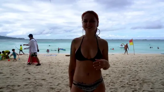 Bikini Haul on Boracay Beach, Philippines