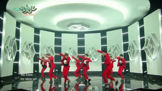 EXO Front-Runner Stage 'CALL ME BABY' @ KBS MUSIC BANK 2015.04.10