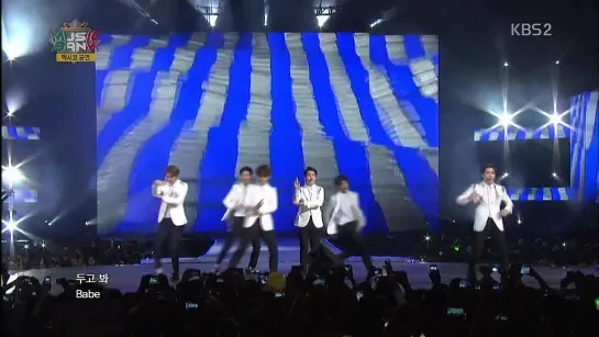 EXO-K '으르렁 (Growl)' KBS MUSIC BANK in MEXICO 2014.11.12