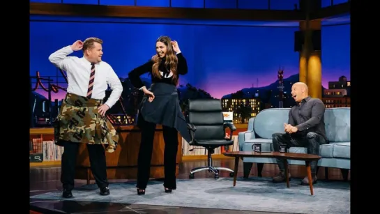 Дипика Падукон и Вин Дизель на шоу  Late late show with James Corden.