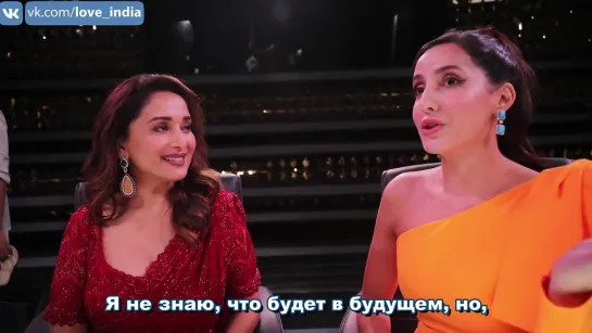 Nora Fatehi finally meets her idol Madhuri Dixit! DD3 | Vlog (рус.суб.)