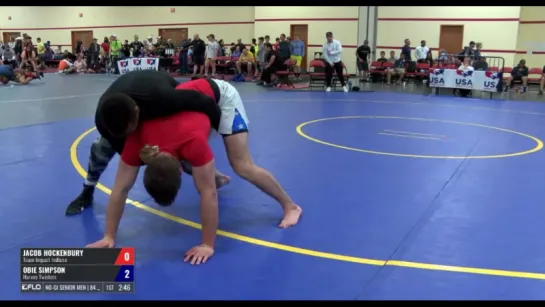 Jacob Hockenbury - Obie Simpson #USGrappling #bjf_grappling