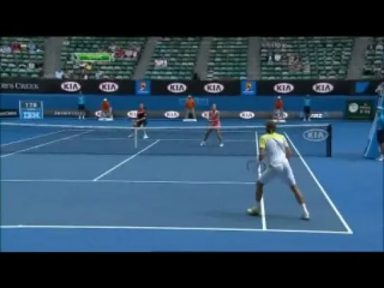 Australian Open 2013 / 1/2 финала / Ярослава Шведова , Денис Истомин - Ярмила Гайдошова , Мэттью Эбден 25.01.2013