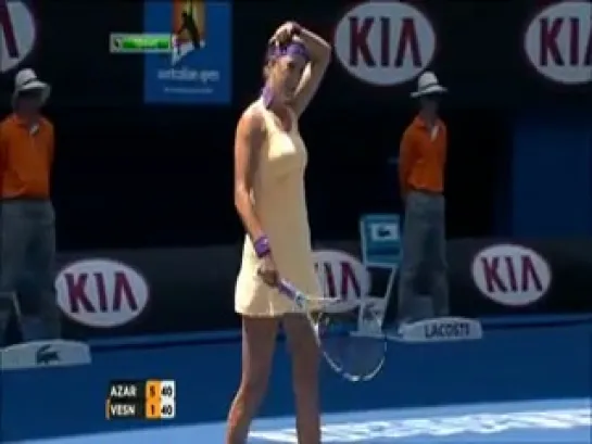 Australian Open 2013 / 4 круг / Виктория Азаренко (Белоруссия) - Елена Веснина (Россия) 21.01.2013