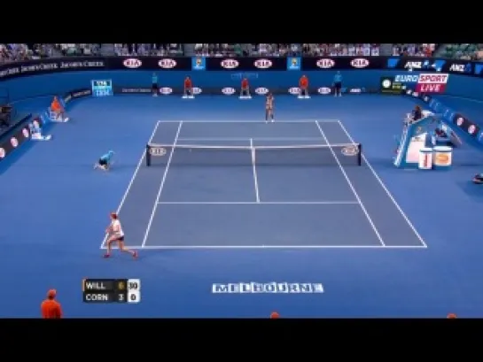 Australian Open 2013 / 2 круг / Винус Уильямс (США) - Ализе Корне (Франция) 16.01.2013