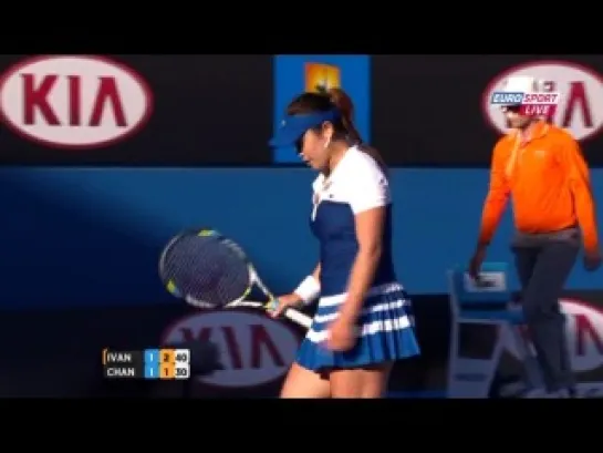 Australian Open 2013 / 2 круг / Ана Иванович (Сербия) - Чань Юн-Янь (Тайвань) 16.01.2013