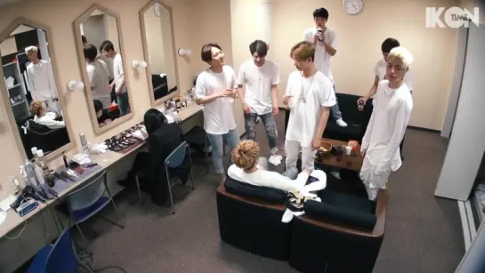 iKON - iKONTACT BEHIND THE STAGE IN OSAKA [рус. суб.]