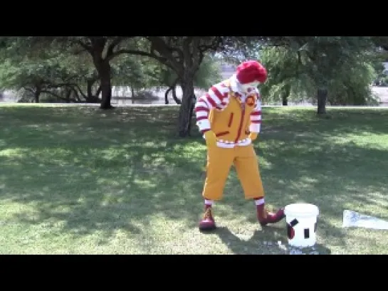 ALS Ice Bucket Challenge - Ronald McDonald