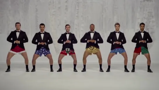 Kmart Commercial Show Your Joe Jingle Bells men In Boxers! (Funny Kmart TV AD)