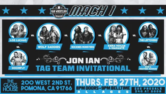 Bar Wrestling 54: Mach 1 (2020.02.27)