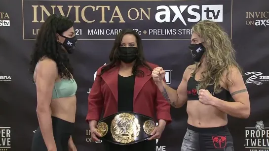 Invicta FC: Rodriguez vs. Torquato Ceremonial Weigh-In