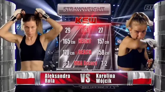 Aleksandra Rola vs. Karolina Wójcik - HIGHLIGHTS - (KSW 60)