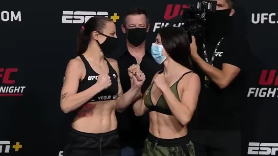 Nina Nunes vs. Mackenzie Dern - Weigh-in Face-Off