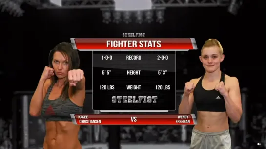 Steelfist Fight Night 74: Wendy Freeman vs. Kacee Christiansen [Amateur Fight]