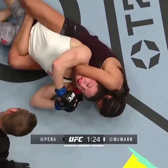 Julianna Peña def. Sara McMann Submission (rear-naked choke)