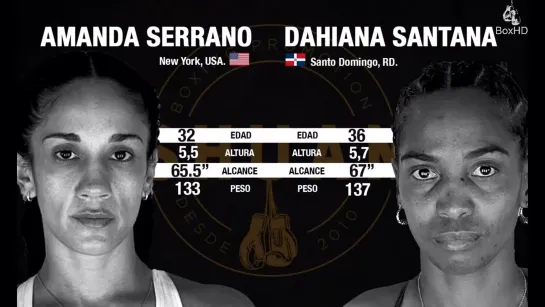 Amanda Serrano vs Dahiana Santana 2