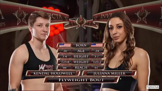 Juliana Miller vs Kendal Holowell