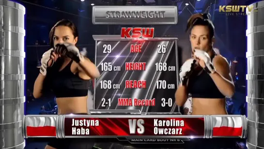 KSW 56: Karolina Owczarz vs. Justyna Haba / HIGHLIGHTS