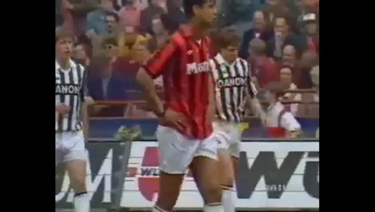 Milan AC - Juventus FC. 1-3. 17.04.1993. Serie A