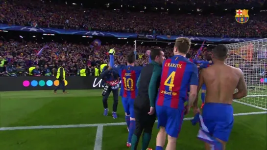 FC Barcelona - PSG (6-1)׃ Final celebrations at Camp Nou